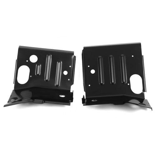 2 Piece Floor Pan Support Mounts Steel for Ford F150 F250 F350 Bronco 1980 1998