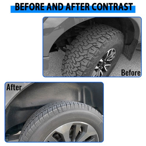 Fit for 2015 2020 Ford F150 Rear Wheel Well Inner Mud Flap Splash Guards Liners