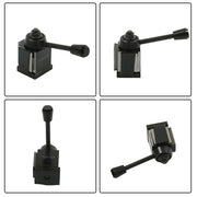 DURAFORCE 3Pcs Tool Post Wedge Type Quick Change Tool Post Swing Up To 8 Inch OXA 250-000