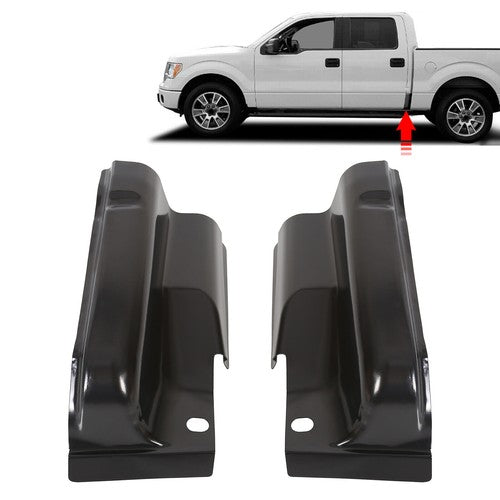 Rust Repair Cab Corners Panel Pair for 2009 2010-2014 Ford F150 4 Door Crew Cab