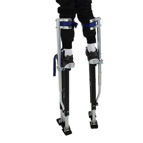DURAFORCE Drywall Stilts 36" - 48" Adjustable Aluminum Alloy For Painting Electrical Stilt