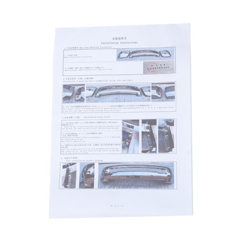 DURAFORCE For RAM 2500 3500 2010-2018 Split Style Steel Front Bumper Face Bar Replacement