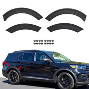 DURAFORCE NEW 4Pcs Wheelhouse Molding Fender Flares Left For Ford Explorer 2020 2021 2022