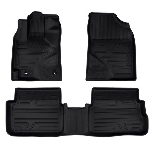 DURAFORCE New Floor Mats for Toyota Corolla Sedan 2014-2019 All Weather Rubber Floor Liner