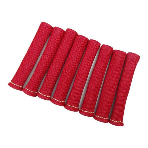 DURAFORCE Red 1200° Spark Plug Wire Boots Heat Shield Protector Sleeve 350 454 Sbc BBC