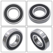 DURAFORCE 10 Pcs Premium 6208 2RS ABEC3 Rubber Sealed Deep Groove Ball Bearing 40x80x18mm