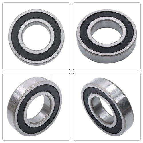 DURAFORCE 10 Pcs Premium 6208 2RS ABEC3 Rubber Sealed Deep Groove Ball Bearing 40x80x18mm
