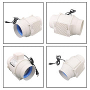 DURAFORCE 6 Inch Inline Duct Fan - 400 CFM Ventilation Exhaust Fan for Duct Vent Bathroom