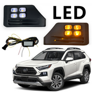 DURAFORCE LED Fog Lights For 2019 2020-2024 Toyota Rav4 Adventure/TRD 4-Eyes Bi-color Lamp