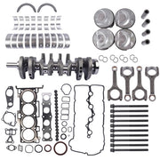 DURAFORCE Crankshaft Con Rod Gasket Set Pistons Bearing Screw Kit for Hyundai Sonata 2.0L