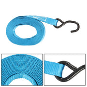 DURAFORCE Ratchet Strap 6 Pcs+Polyester 566lbs Fracture Strength 1700lbs 1in*20ft S Hooks