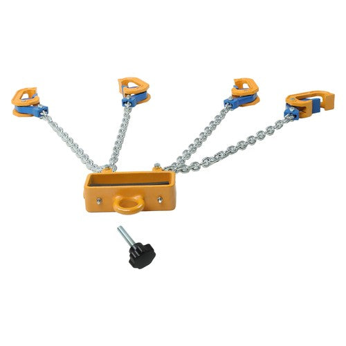 DURAFORCE Chain Drum Lifter 4400 lbs Loading Capacity for 55 Gallon Drums Forklift Hoist