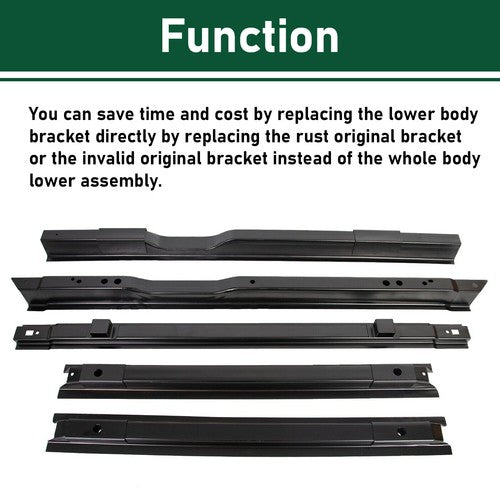 DURAFORCE Long Truck Bed Floor Support 8 FT Bed for 99-18 Ford Super Duty F250 F350 F450