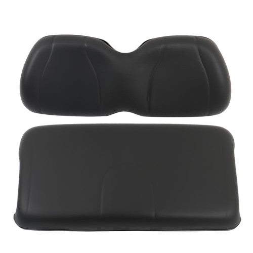 DURAFORCE For Club Car Precedent 2004-2011 Front Seat Cushion+Backrest Golf Cart Black NEW