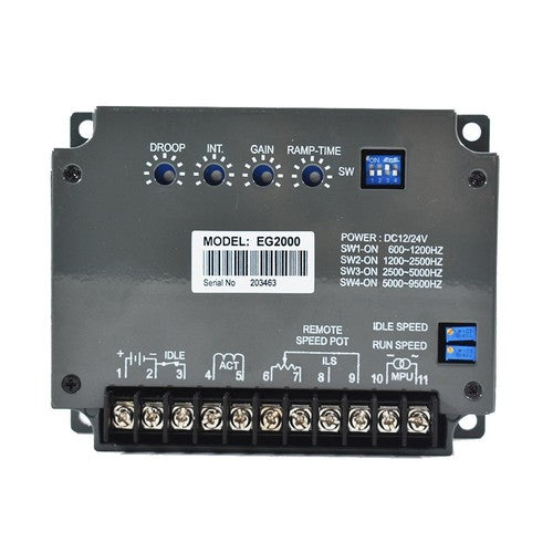 DURAFORCE Generator Governor Engine Speed Controller EG2000 Universal Electric