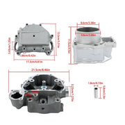DURAFORCE 11 For honda RANCHER TRX420 TM Cylinder Head Cover+Cylinder Head+Sleeve Cylinder