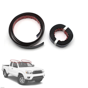 DURAFORCE Black Roof Top Drip Trim Molding for 2005-2015 Toyota Tacoma Double Cab 2PCS