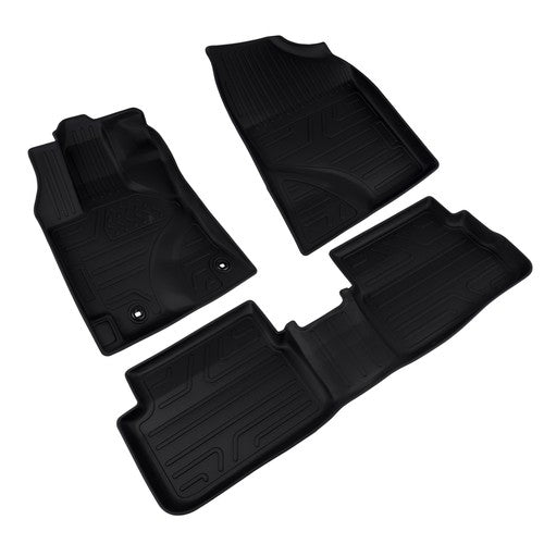 DURAFORCE New Floor Mats for Toyota Corolla Sedan 2014-2019 All Weather Rubber Floor Liner