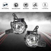 DURAFORCE For Toyota RAV4 2013-2015 4DR Front Bumper Fog Lights Lamps+Switch Kit Clear