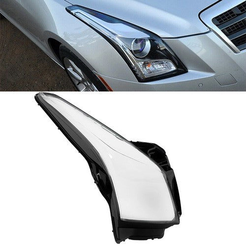 DURAFORCE Front Headlight Lamp Lens Cover Side For Cadillac ATS 2013-18 Left+Right