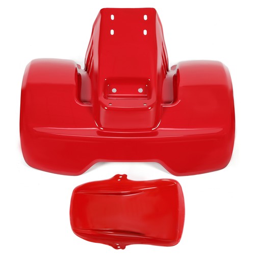 Front and Rear Fender Kit Red Plastic for Honda ATC70 1978 to 1985