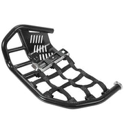 DURAFORCE For Honda TRX 450R Sportrax 450 Nerf Bars Pro Peg Heel Guard Aluminum Black Pair