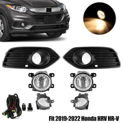 DURAFORCE Fit 2019 2020 2021 2022 Honda HRV HR-V Fog Light Driving Lamp w/ Bezel LH RH