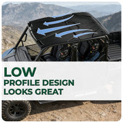 DURAFORCE Hard Plastic Top Roof For Polaris Ranger 570 Crew / XP 900 1000 Crew 2014-2025