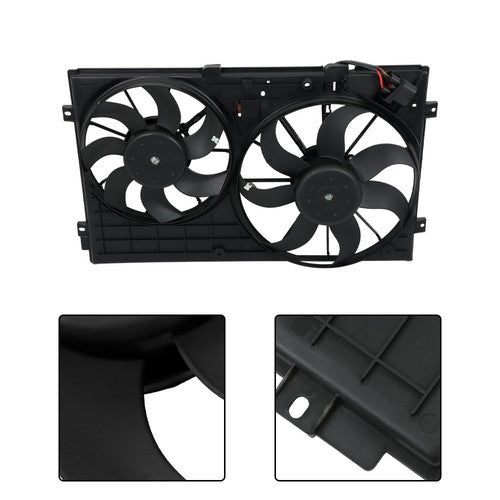 DURAFORCE For Volkswagen Jetta 2.5L 2005-2015 Radiator Cooling Fan VW3120100 1K0959455DT