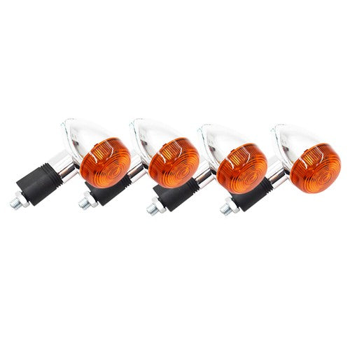 DURAFORCE 4X Motorcycle LED Turn Signal Blinker Indicator Lights For Honda Suzuki Yamaha