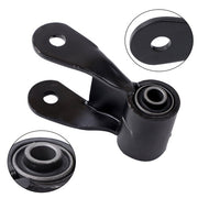 DURAFORCE Black Leaf Spring Hanger Bracket Kit 722-216 For Dodge Dakota 1997-2004 4WD Rear