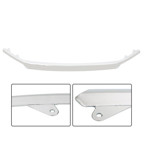 DURAFORCE For Ford Fusion Chrome 2010-2012 Front Upper Grill Grille Molding Trim Set 3Pcs