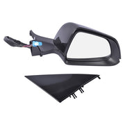 DURAFORCE Right Side Passenger Side Mirror Power Folding Black For Tesla Model 3 M3 17-23