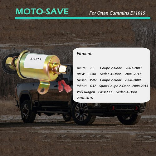 DURAFORCE Electrical Fuel Pump 149-2620 A029F887 A047N929 for Onan E11015