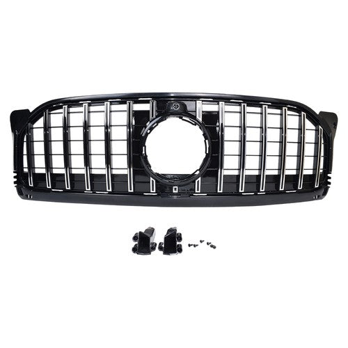 DURAFORCE For Mercedes X247 W247 GLB GLB250 2020-2023 Chrome GT Style Grill Front Grille