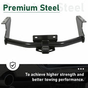 DURAFORCE Class 4 Trailer Hitch Receiver Rear Bumper Tow 2" For 2009-2024 Dodge Ram 1500