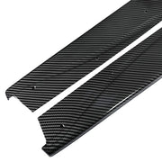 DURAFORCE For BMW M4 2015-2020 19 Carbon Fiber Style Side Skirt Extension Splitters