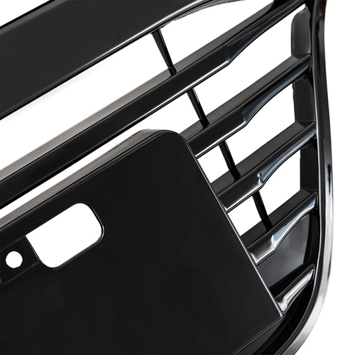 DURAFORCE Chrome Black Front Upper Grille Grill Assembly for 2016-2018 Honda HR-V HRV