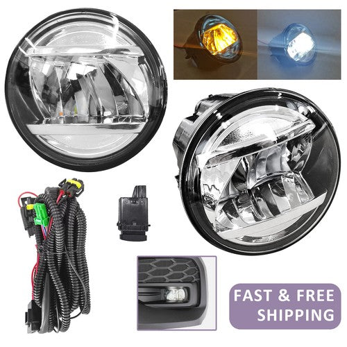 DURAFORCE ZZ2V00364 LED Front Fog Lights Lamp Double for Subaru WRX 2022 2023 2024