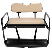 DURAFORCE Rear Flip Back Seat Kit For Pre-1994 EZGO Marathon Golf Cart Fold Down - Tan