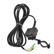 DURAFORCE 12V Solenoid Relay Contactor and Winch Rocker Thumb Switch Combo Set for ATV