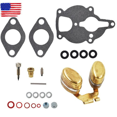 DURAFORCE Carburetor Kit & Float For Zenith Wisconsin Engine VH4D VHD TJD Replaces LQ39