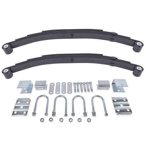 DURAFORCE 3500lb Single Trailer Axle Suspension Kit Leaf Spring U-bolt & Hanger Kit