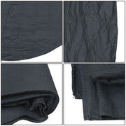 DURAFORCE 12ft Round Outdoor Inflatable Hot Tub Mat Pool Liner Pad Heavy Duty 12'(Black)