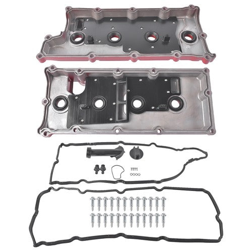 DURAFORCE Pair Engine Valve Cover w/ Gasket for Infiniti FX45 M45 Q45 2002-2010 13264AR010