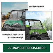 DURAFORCE Full windshield Clear For Polaris Ranger 500/570 Midsize Profit Cage 2015-2023