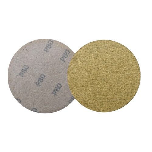 DURAFORCE 100 Pack 5" Hook Loop Pads Sanding Disc NO-Hole Flocking Sandpaper Grit 60-320