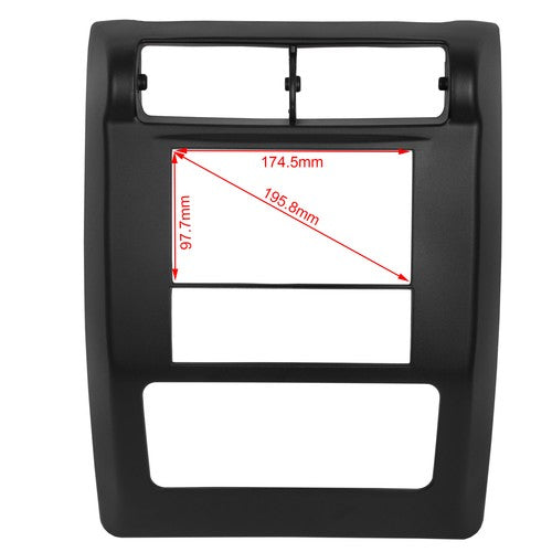 Double Din Dash Kit for Jeep Wrangler TJ Radio Stereo Bezel 2003-2006