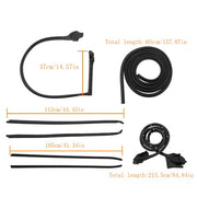 DURAFORCE Seal+Window Outer Pressure Strip For Pontiac Firebird/Chevrolet Camaro 1970-1981