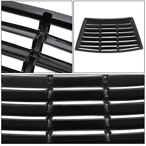 Black Rear Window Louver Sun Shade Cover for Ford Mustang Fastback 1979-1993